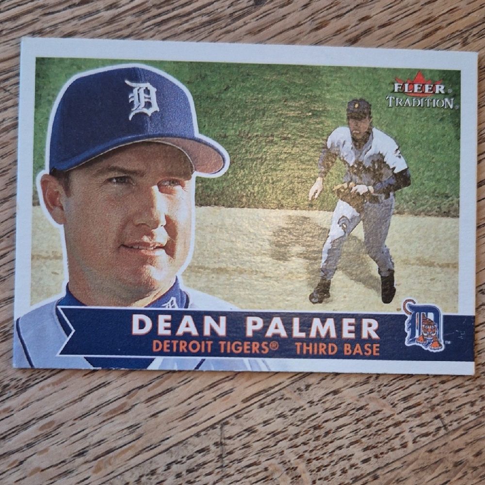 Dean Palmer Detroit Tigers Baseball Card